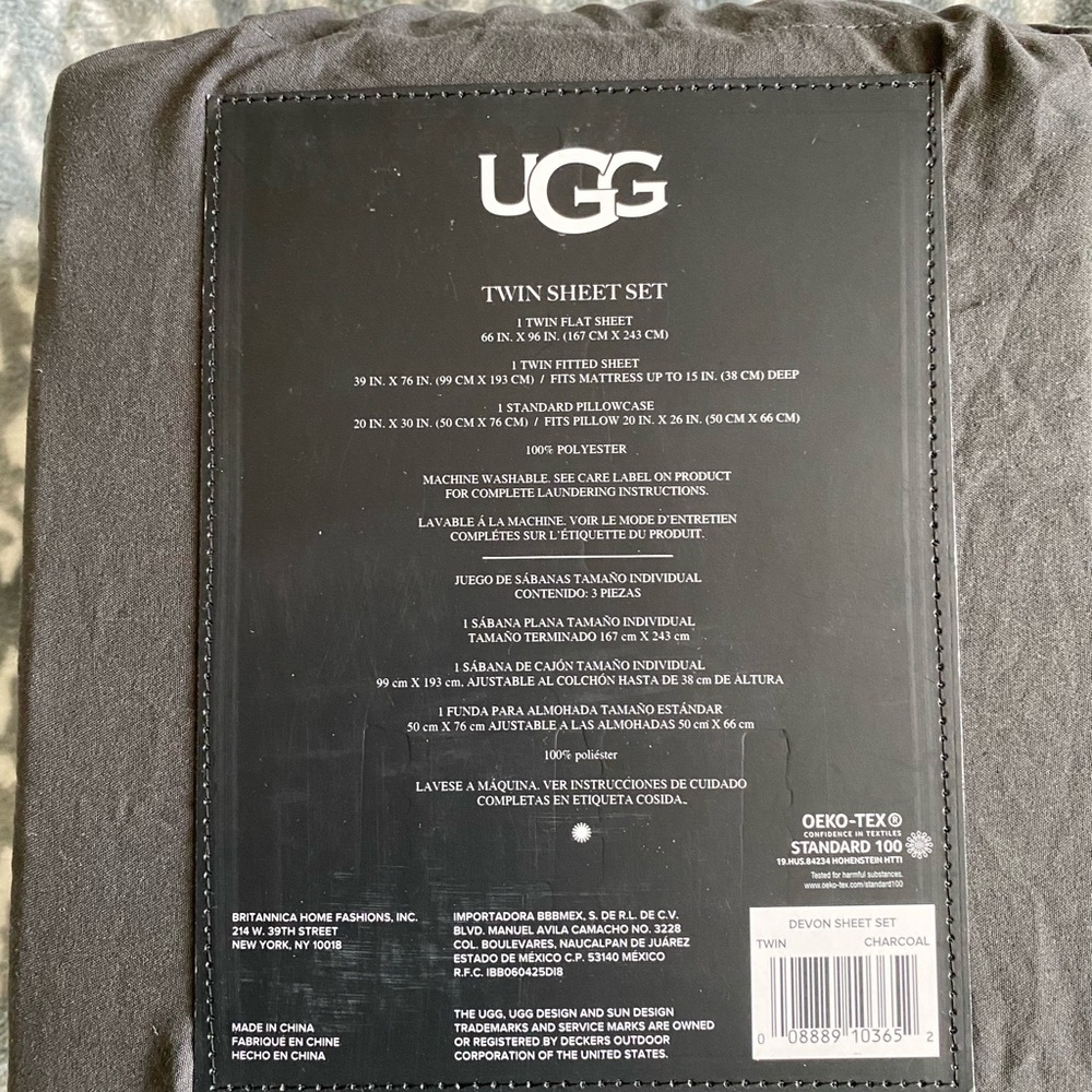 UGG Devon twin sheets - Picture 3 of 3